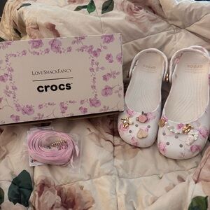 LoveShackFancy SOLD OUT Ballet Slipper Crocs Collab HTF/Rare